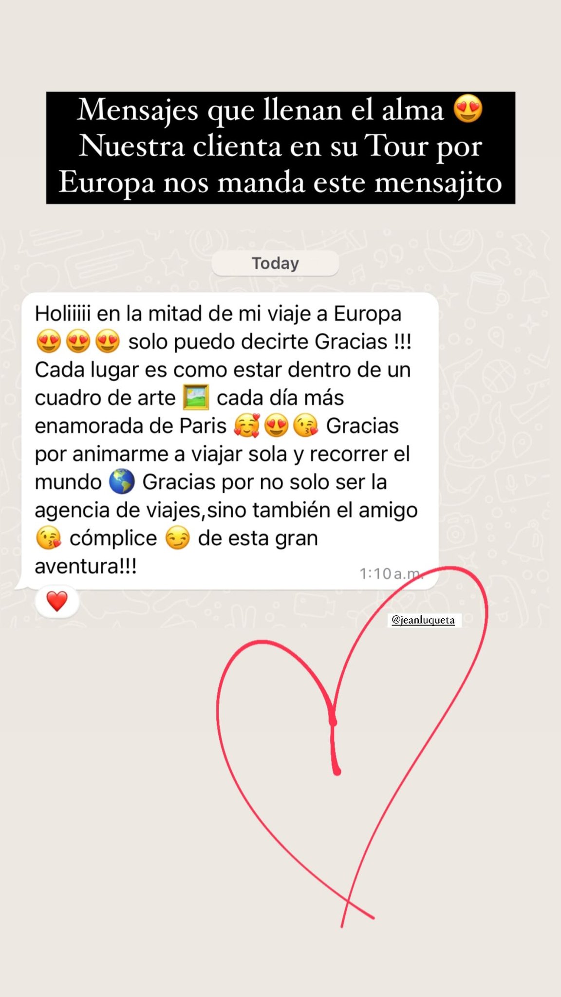 Testimonio viajero JL Travels