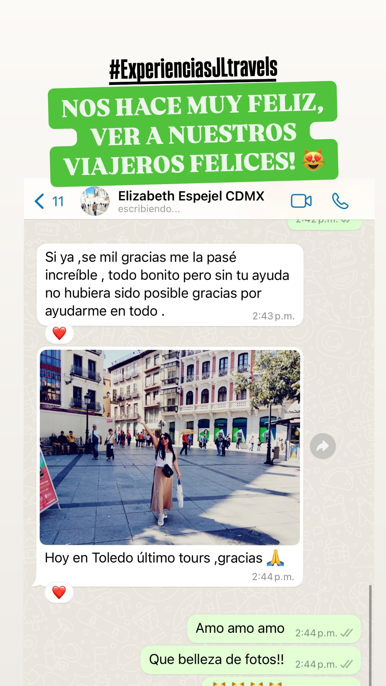 Testimonio viajero JL Travels